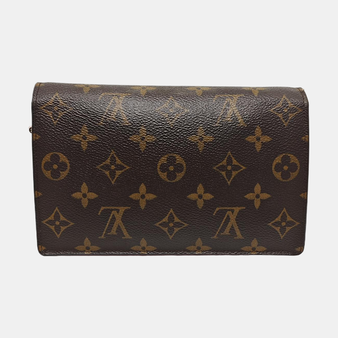 FLORE Monogram Coated Canvas Brown
