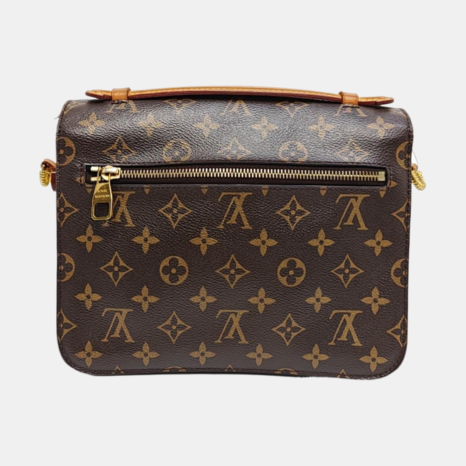 MÉTIS MM Monogram Coated Canvas Brown