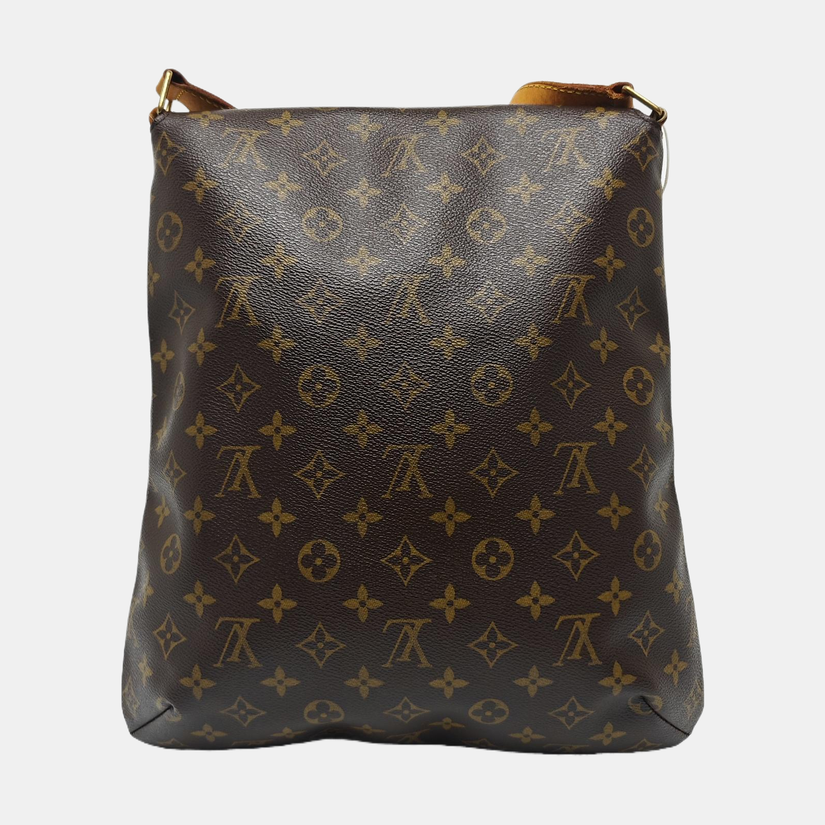 MUSETTE TANGO Monogram Coated Canvas Brown