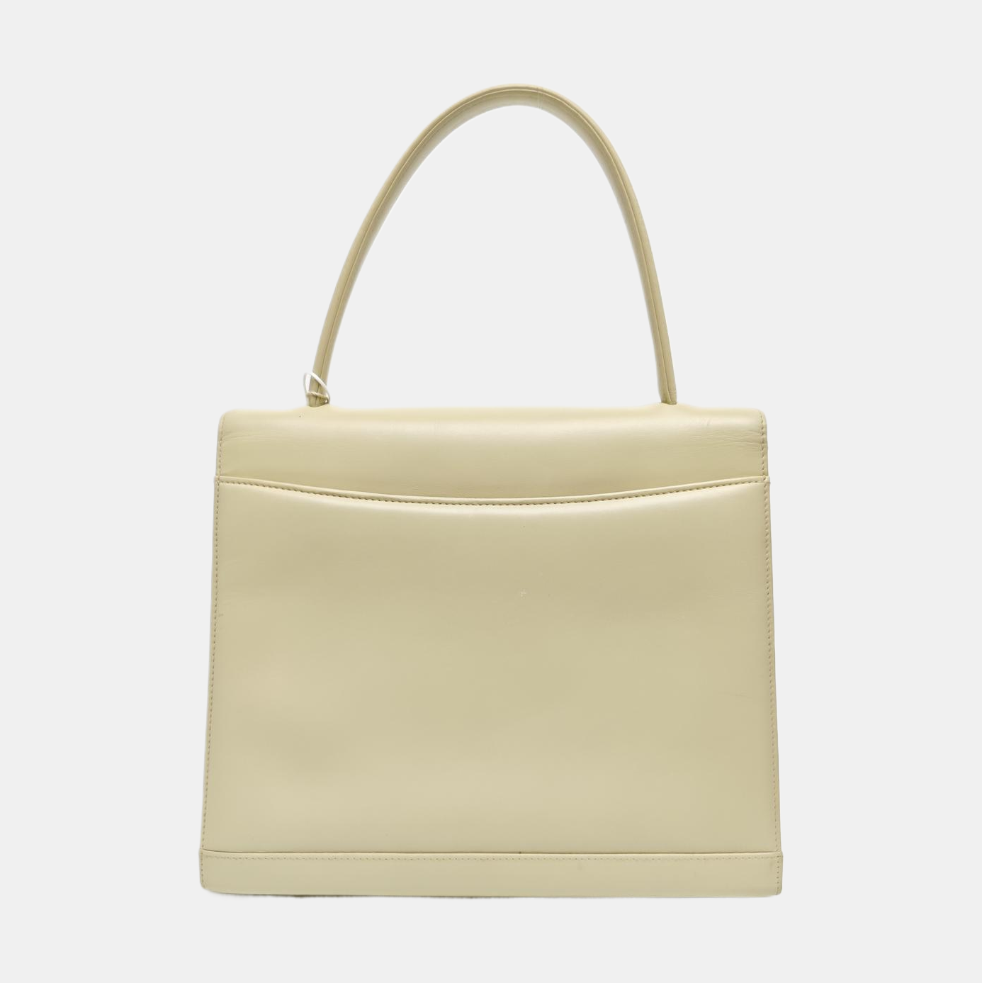 Calfskin Top Handle Bag Beige