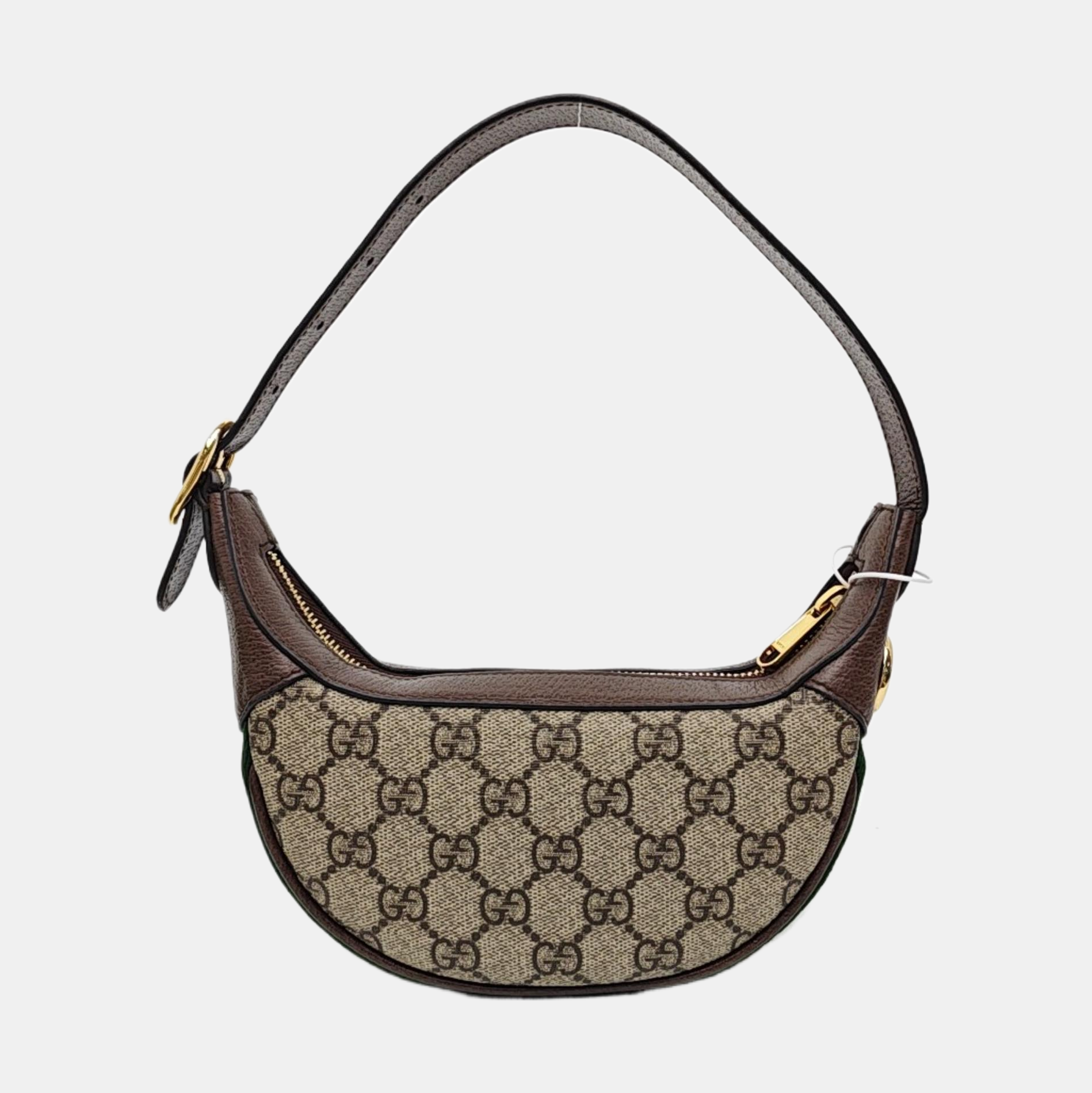 Ophidia Mini Monogram Coated Canvas Beige