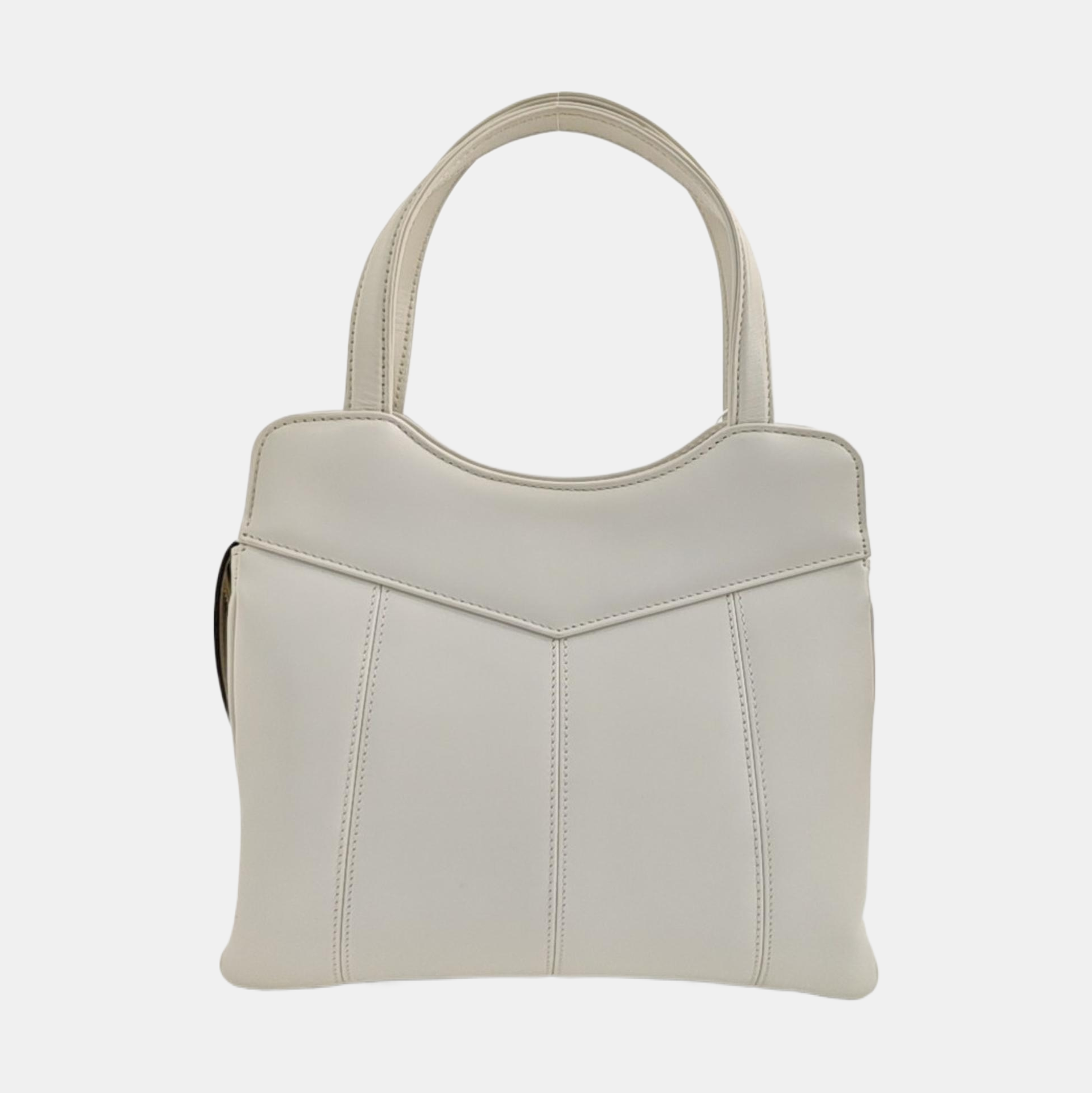 Calfskin Shoulder Bag White