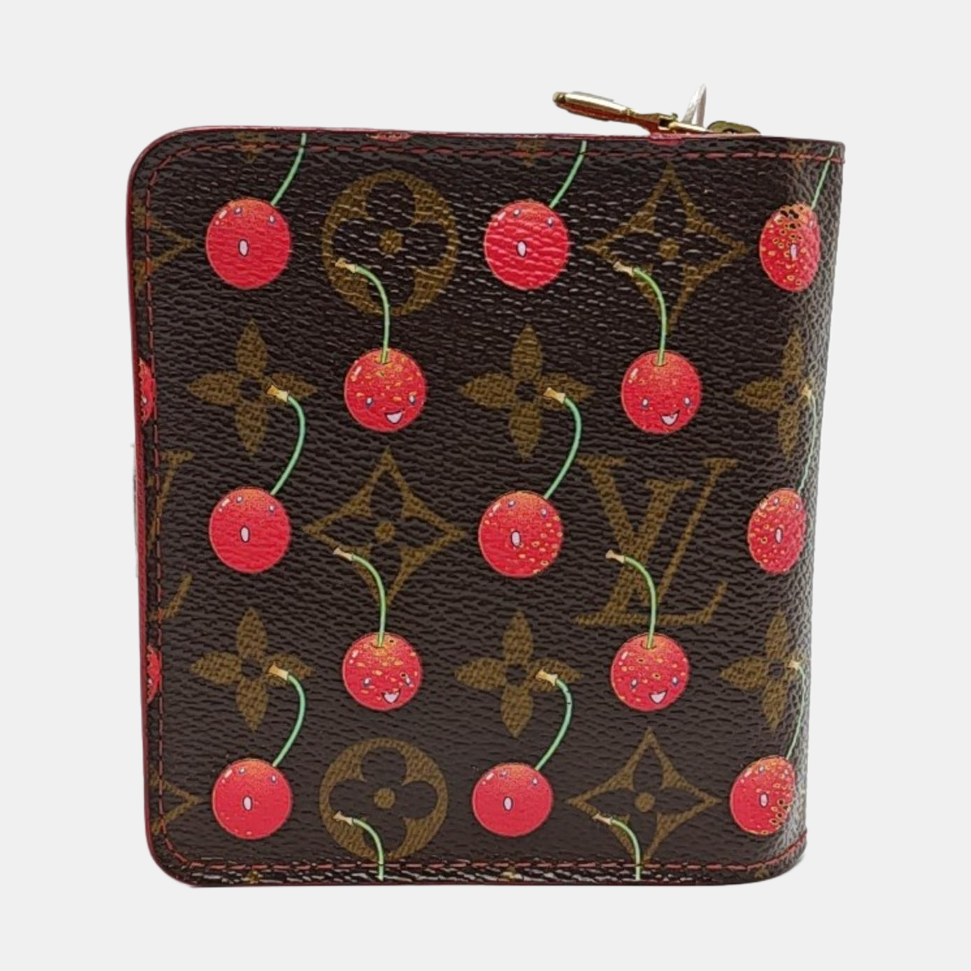 Monogram Coated Canvas Wallet Brown