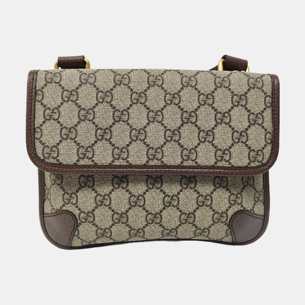 Neo Vintage Small Monogram Coated Canvas Beige