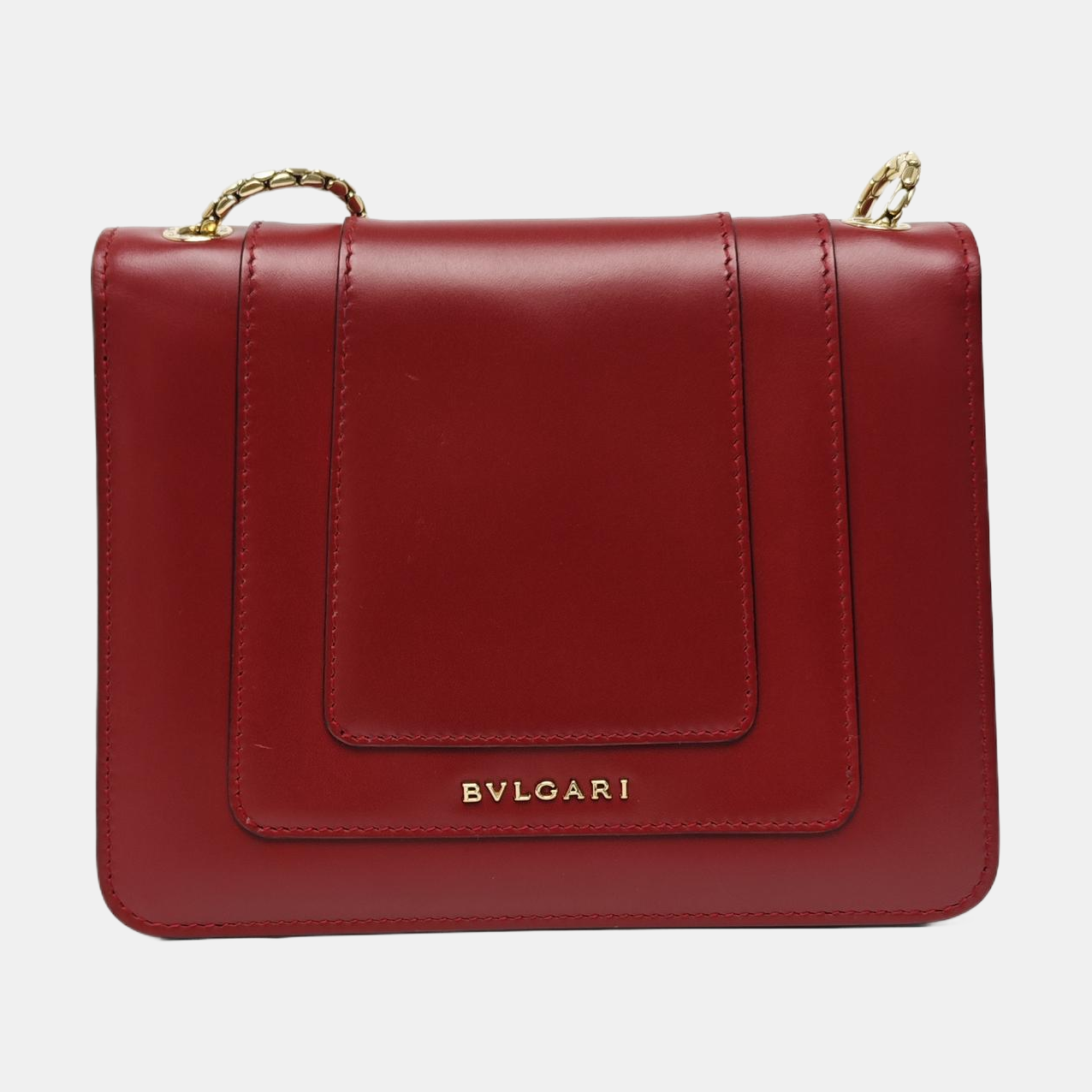 SERPENTI FOREVER Small Calfskin Red