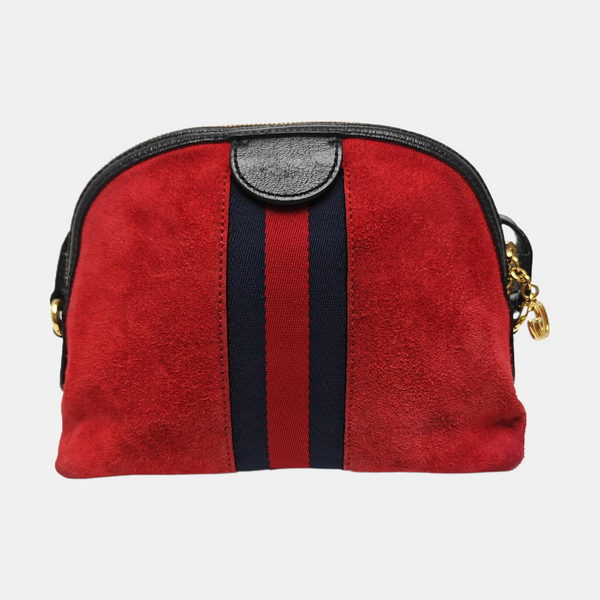 Ophidia Small Suede Red