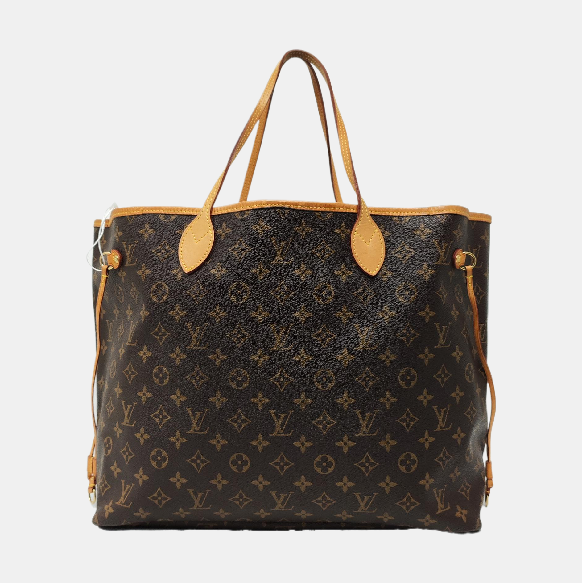 NEVERFULL GM Monogram Coated Canvas Brown