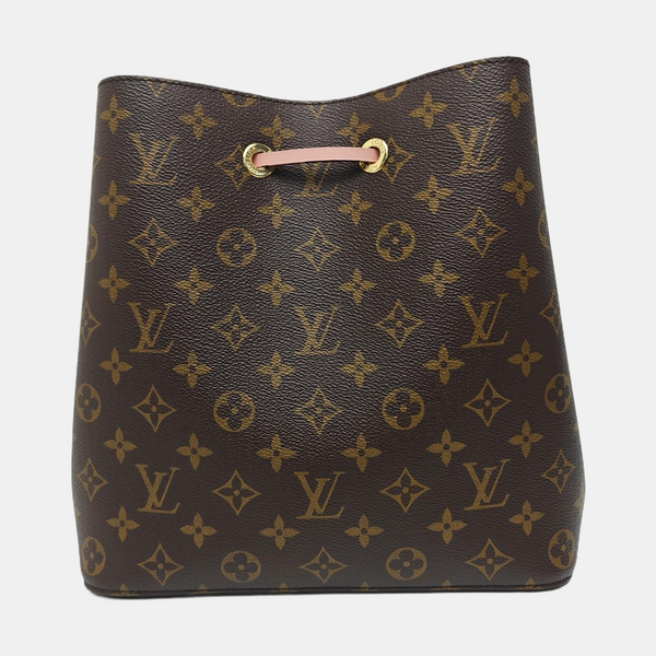 NÉONOÉ MM Monogram Coated Canvas Brown