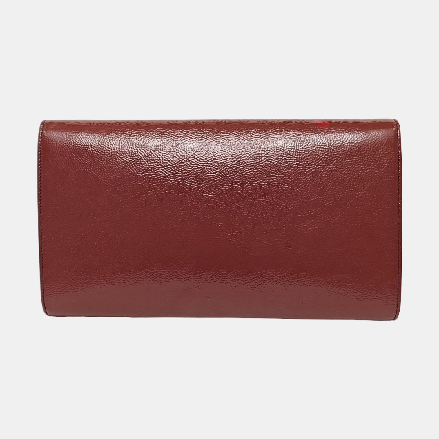 BELLE JOUR Large Quilted Patent Leather Red