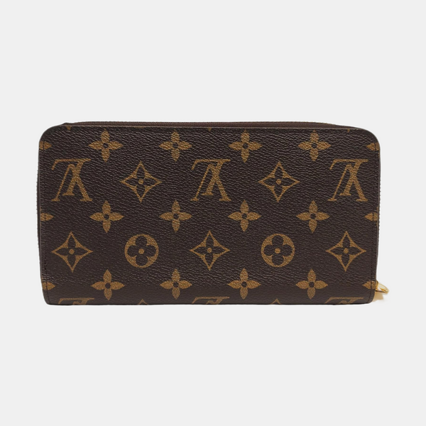 ZIPPY Monogram Coated Canvas Brown Wallet