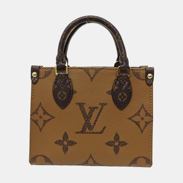 ONTHEGO BB Monogram Coated Canvas Brown