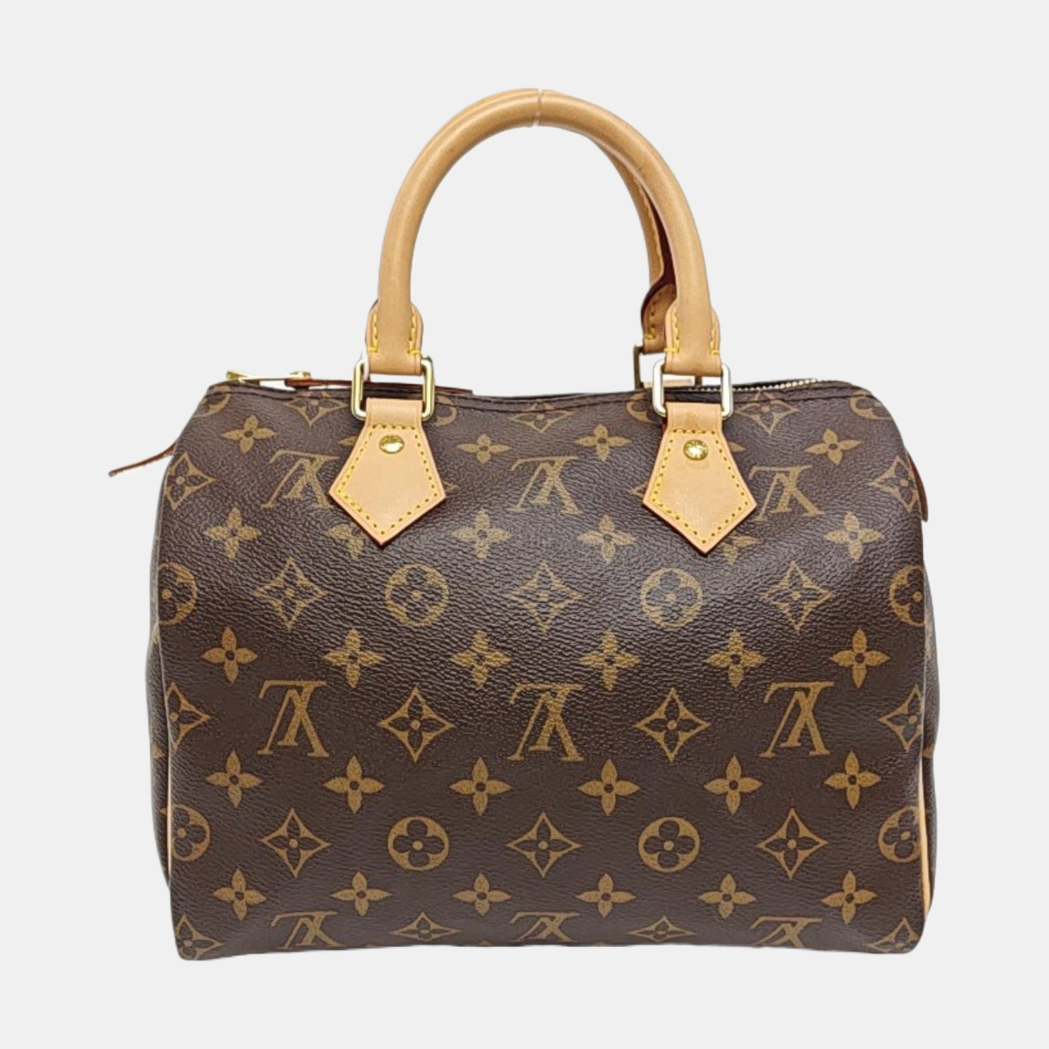 SPEEDY 25 Monogram Coated Canvas Brown