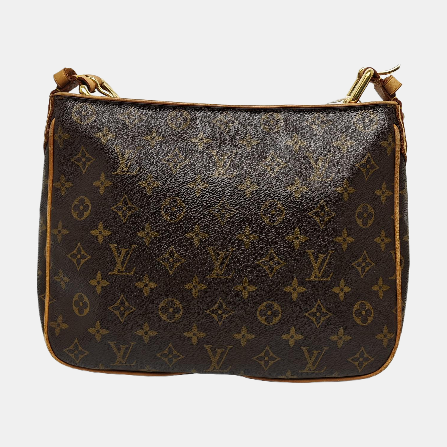 HUDSON GM Monogram Coated Canvas Brown