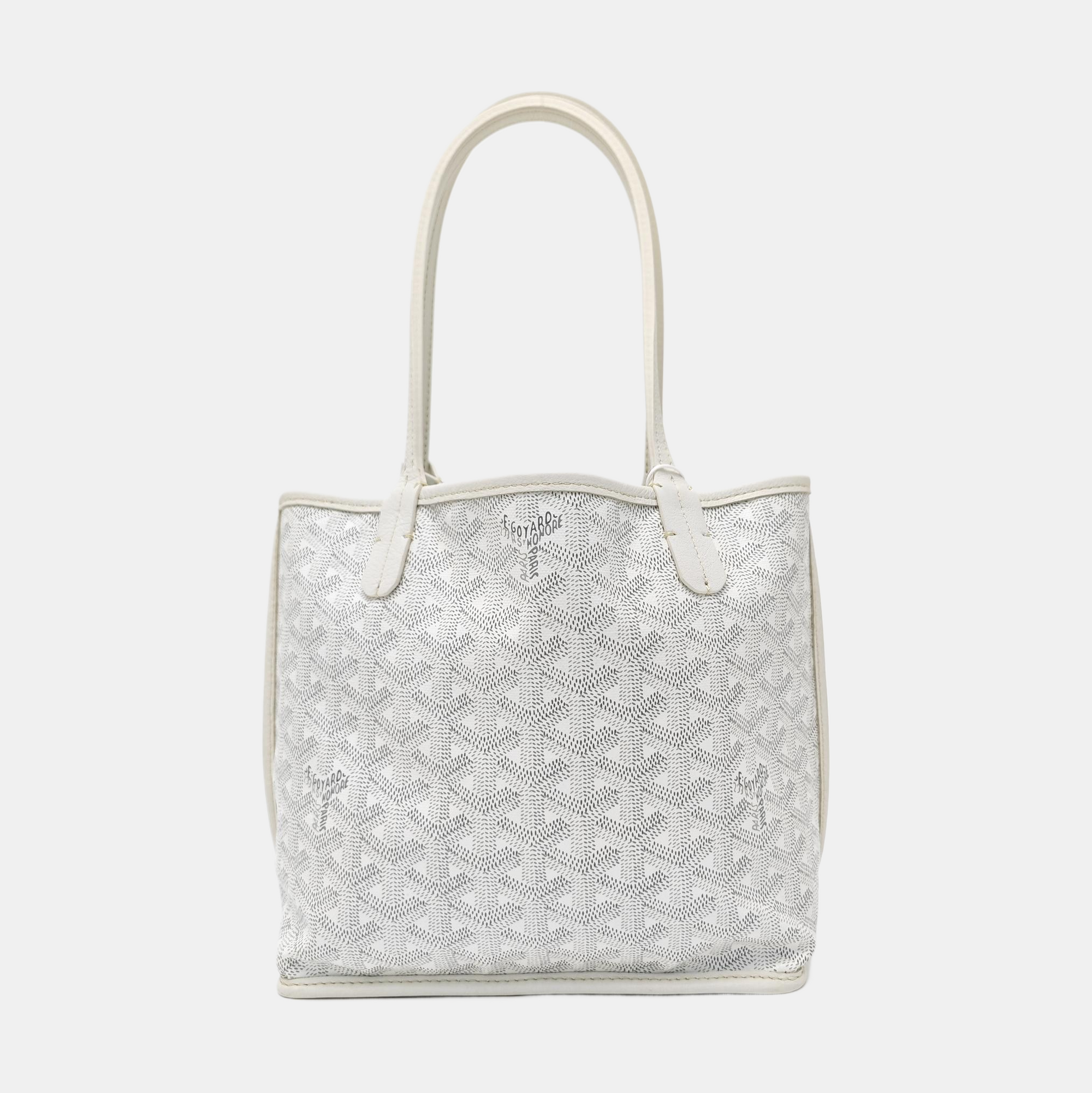Anjou Mini Coated Canvas White