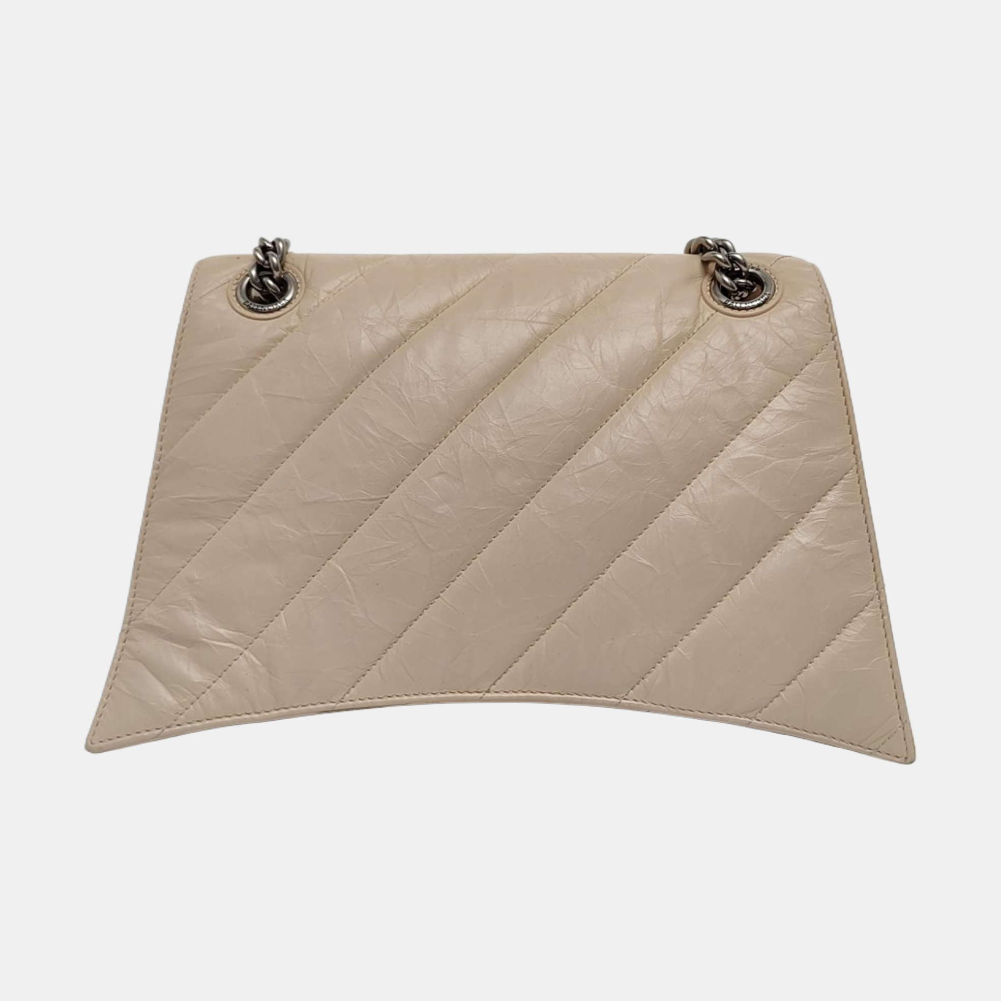 Crush Medium Quilted Calfskin Beige