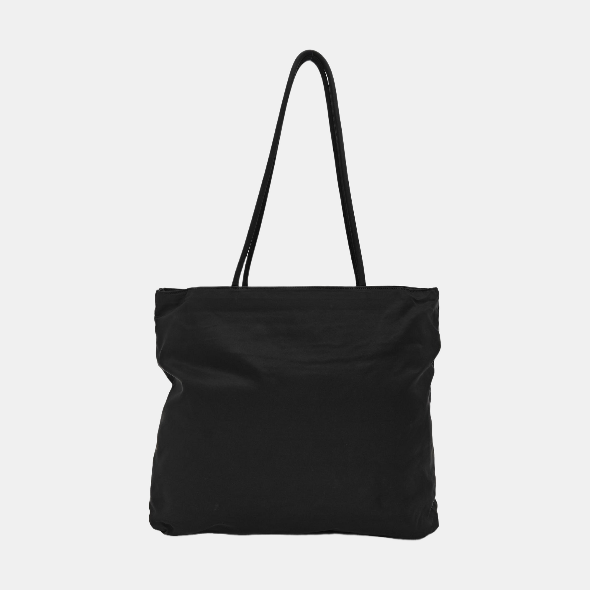 Nylon Shoulder Bag Black