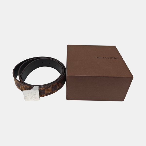 Coated Canvas Belt Brown