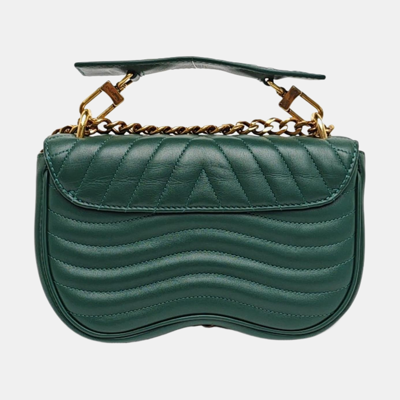 NEW WAVE PM Quilted Calfskin Green