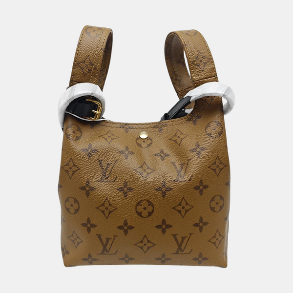ATLANTIS BB Monogram Coated Canvas Brown