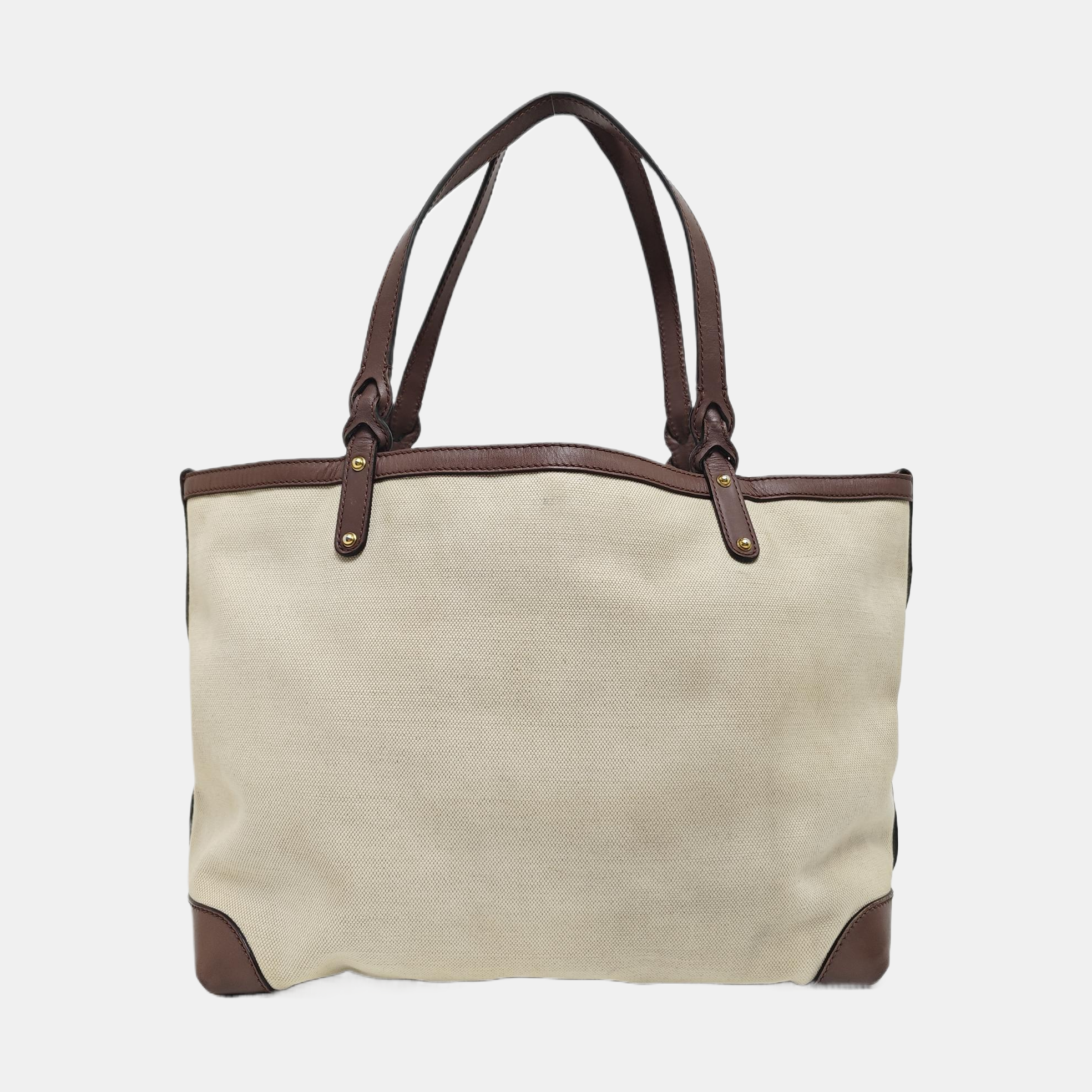 Canvas Tote Bag Beige