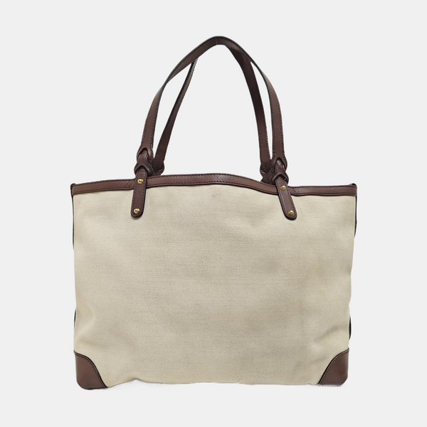 Canvas Tote Bag Beige