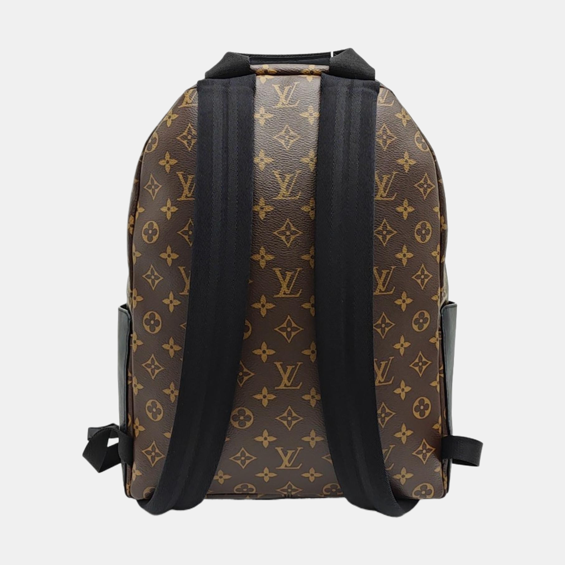 JOSH PM Monogram Coated Canvas Brown