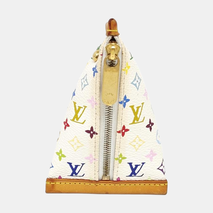 Monogram Coated Canvas Coin Purse White