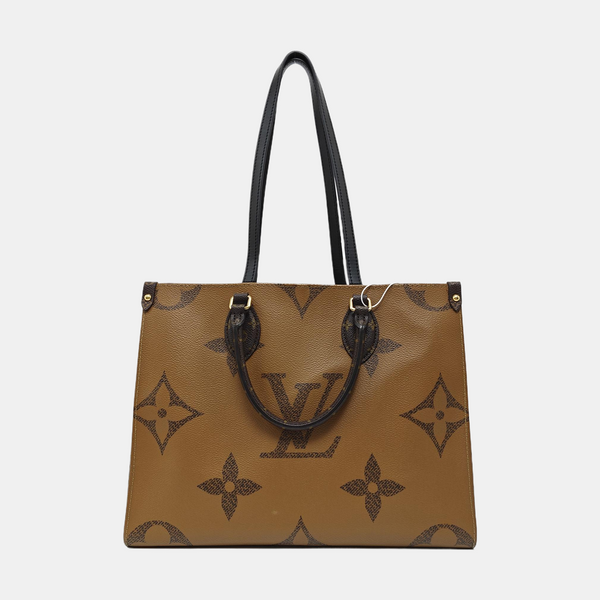 ONTHEGO MM Monogram Coated Canvas Brown