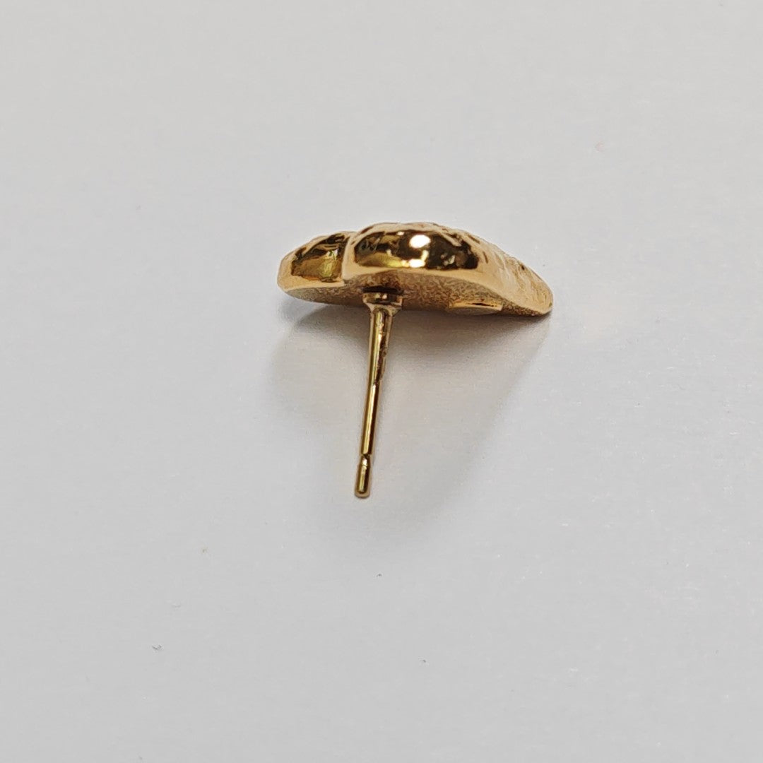 Metal Gold Stud Earrings