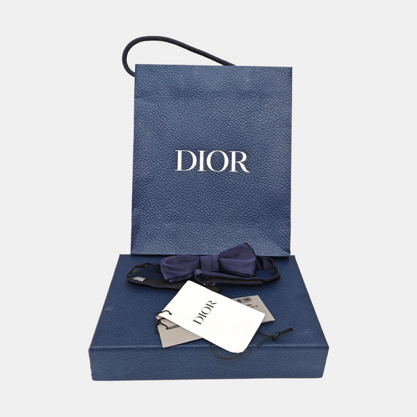 Mulberry Silk Bow Tie Blue