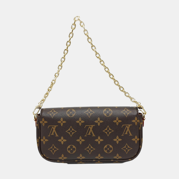 IVY Monogram Coated Canvas Brown