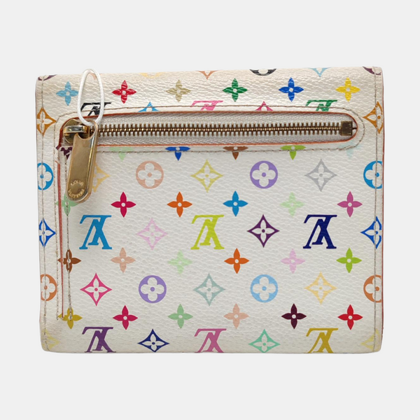 LV × TM KOALA Monogram Coated Canvas White Wallet