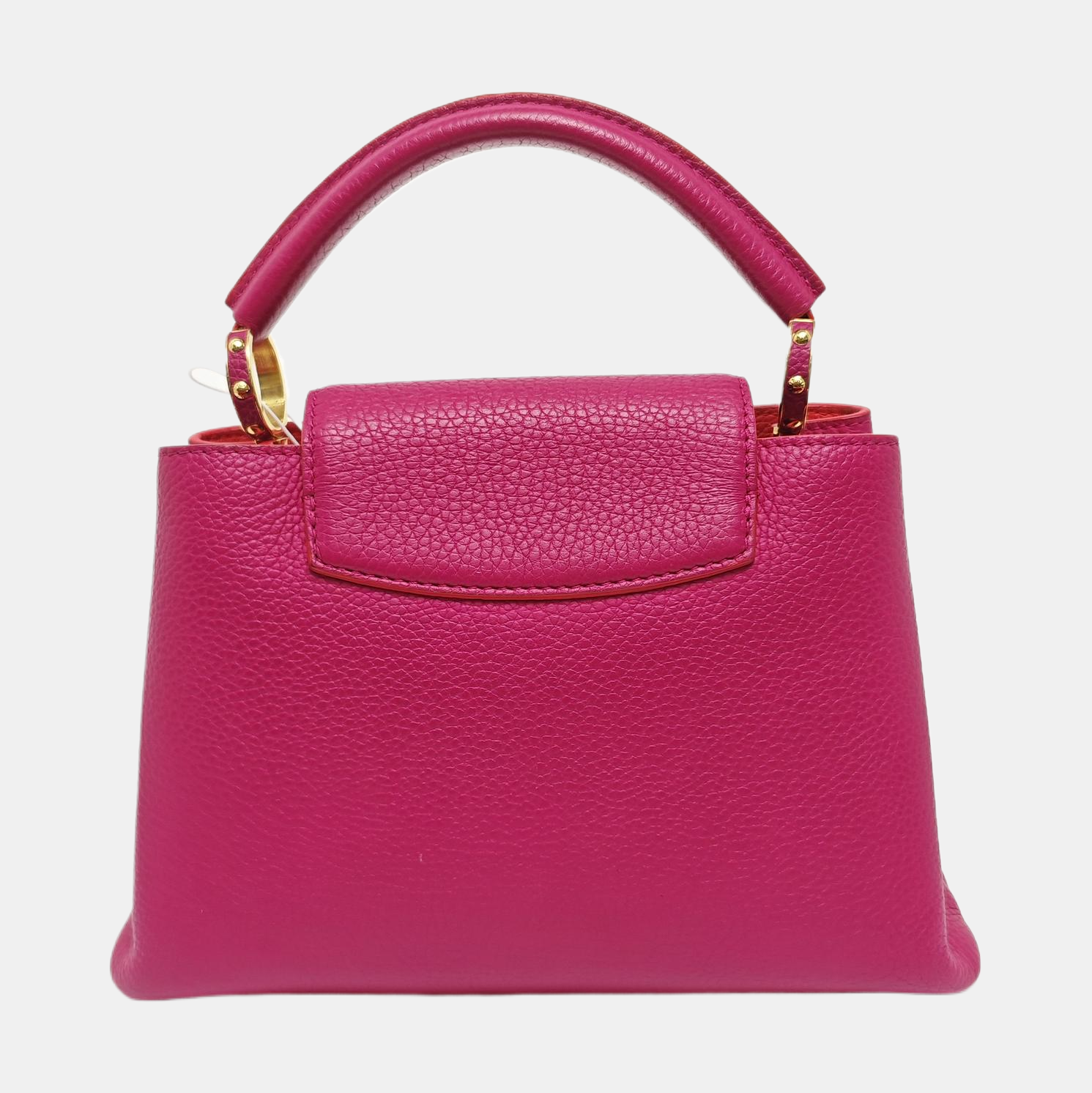 Authenticated pre-owned  CAPUCINES BB Calfskin Pink - Shoulder Bag at Looply