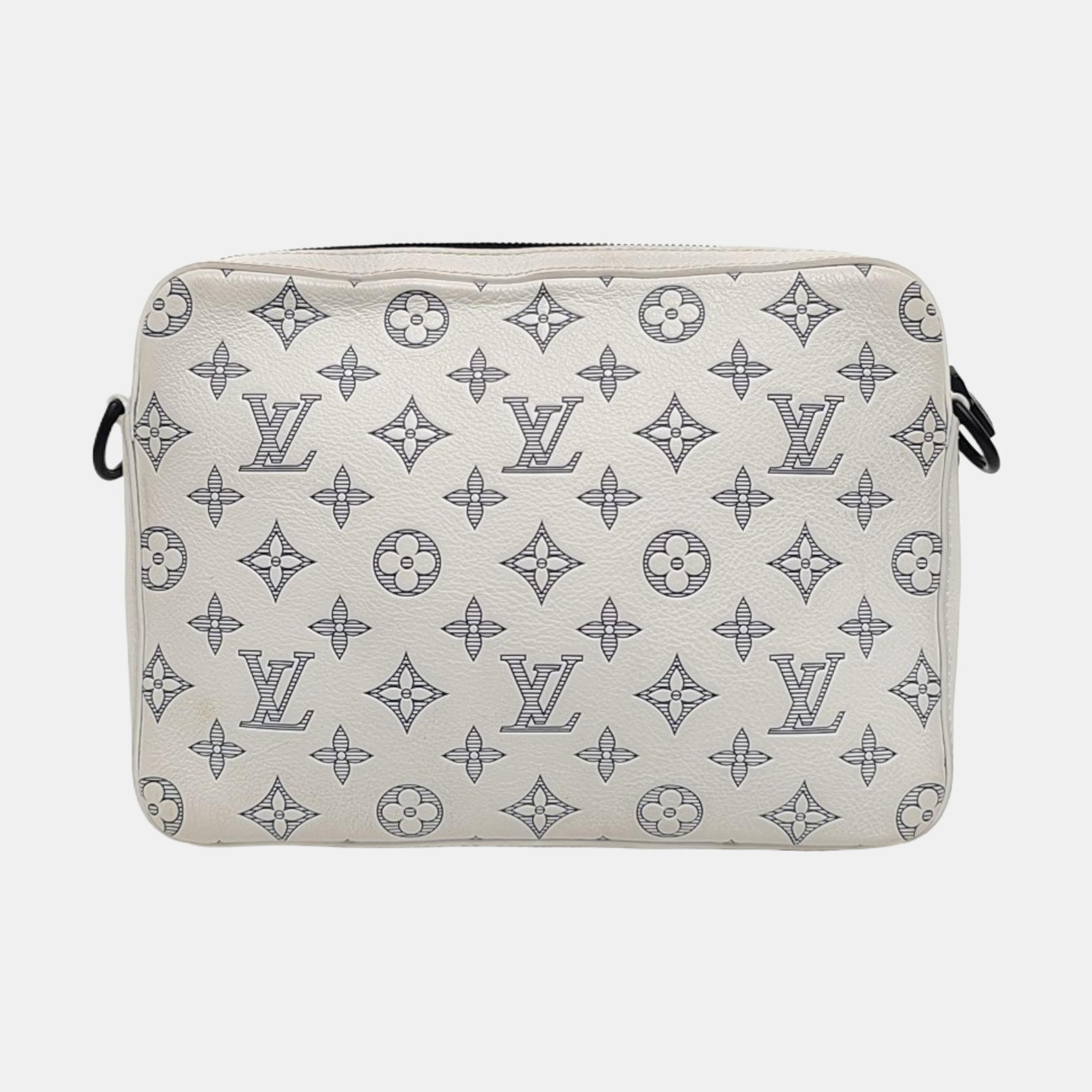 DUO Monogram Calfskin White