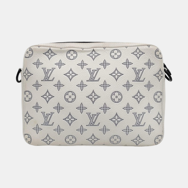 DUO Monogram Calfskin White