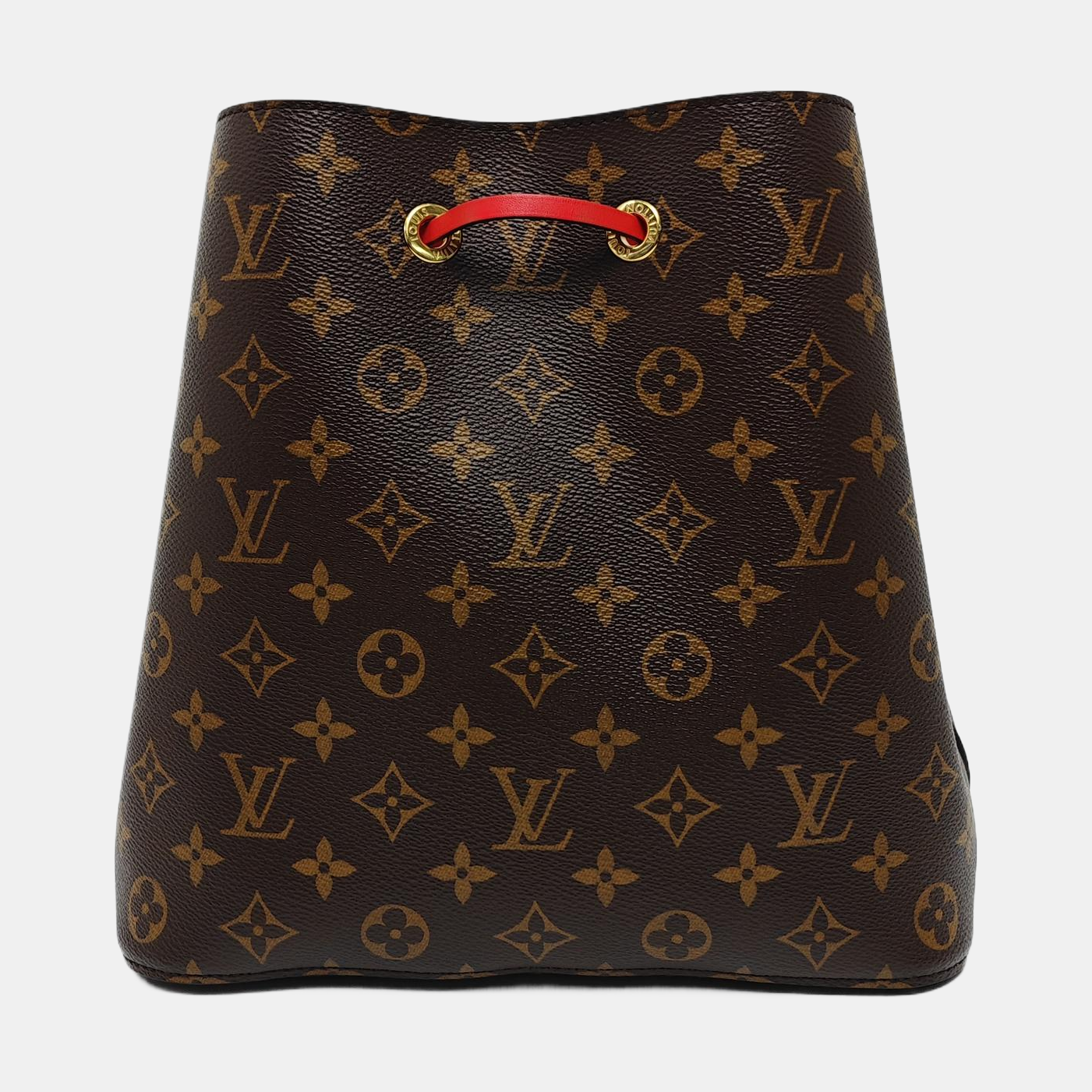 NÉONOÉ MM Monogram Coated Canvas Brown