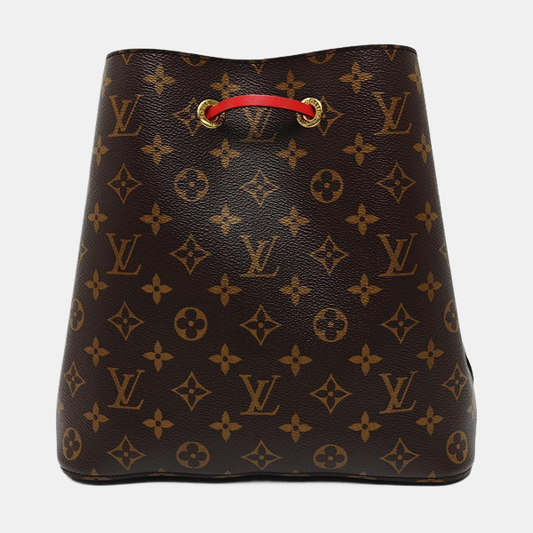 NÉONOÉ MM Monogram Coated Canvas Brown