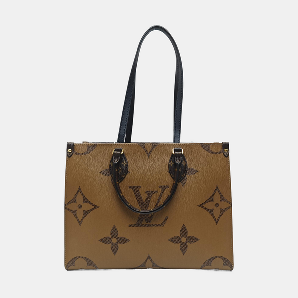 ONTHEGO MM Monogram Coated Canvas Brown