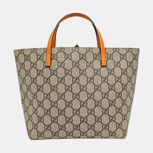 Children’s GG Bucket Monogram Coated Canvas Beige