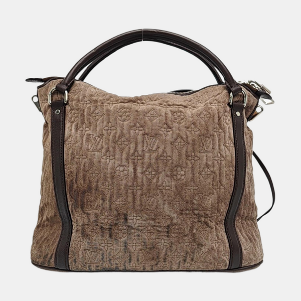ANTHEIA IXIA Quilted Suede Gray
