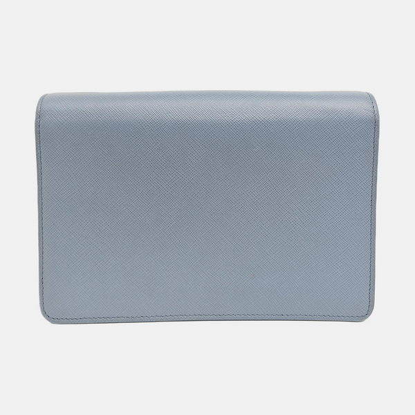 Calfskin Shoulder Bag Blue