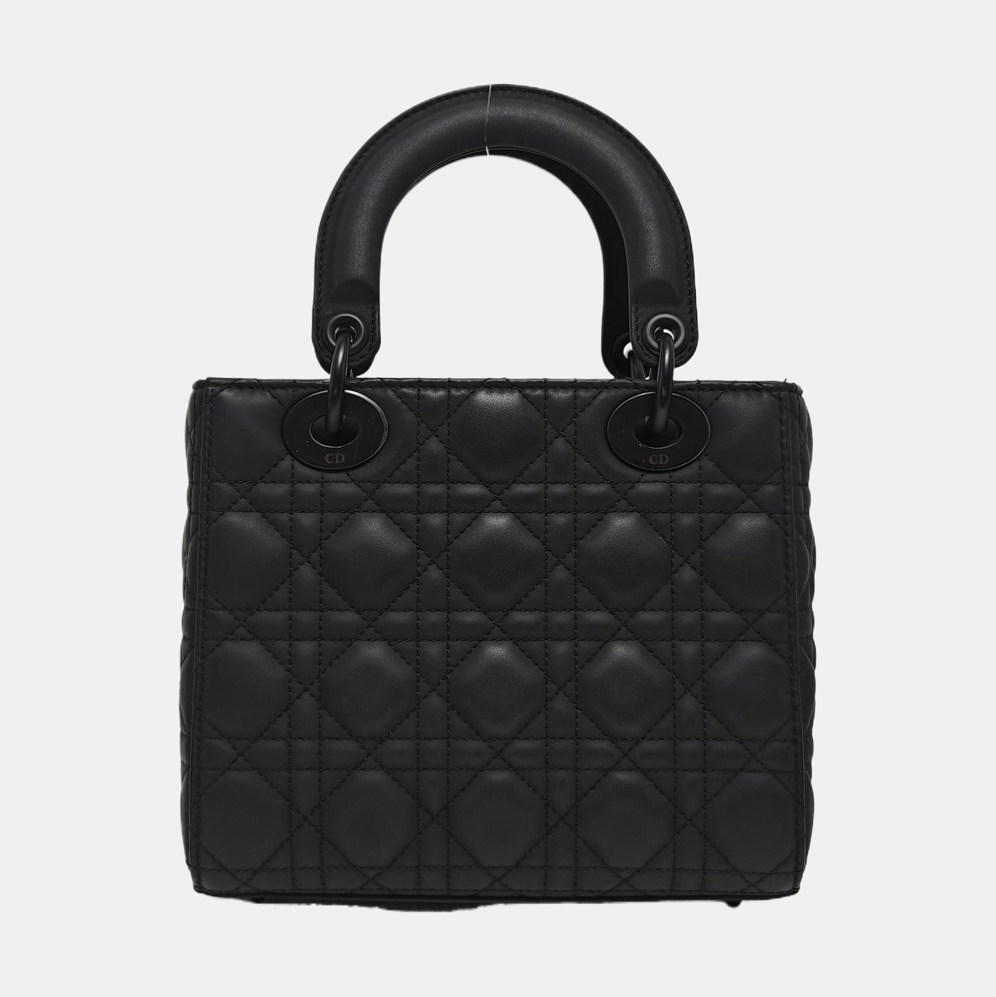 Lady Dior Small Cannage Calfskin Black