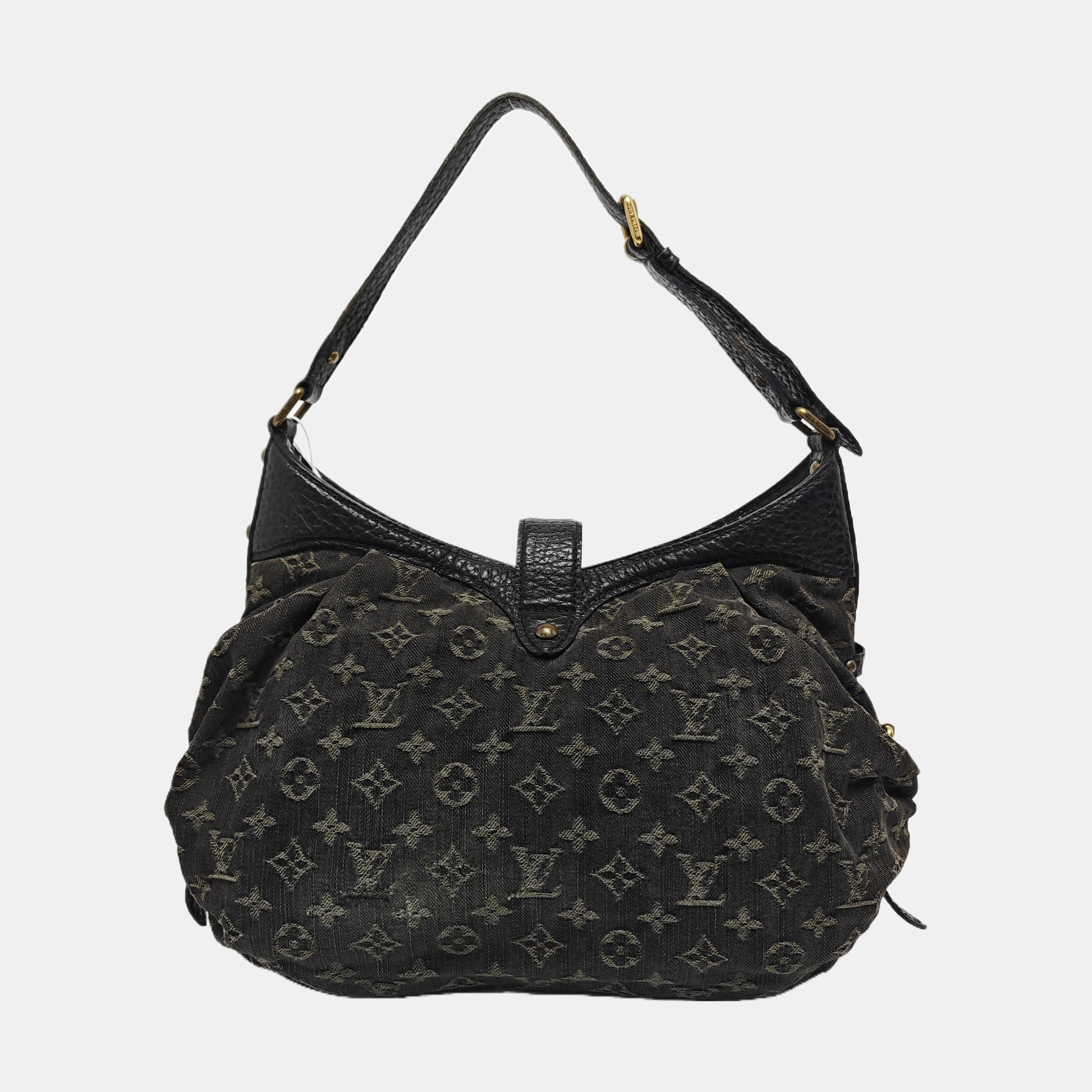 SOLAR Monogram Denim Black
