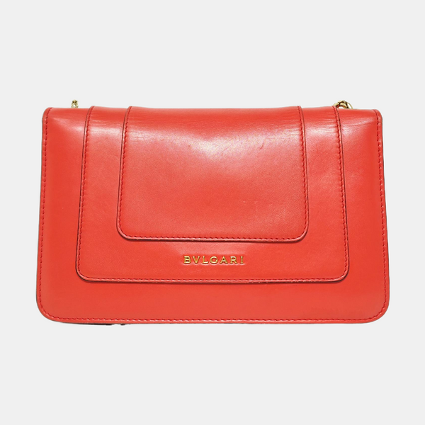 SERPENTI FOREVER Small Calfskin Red