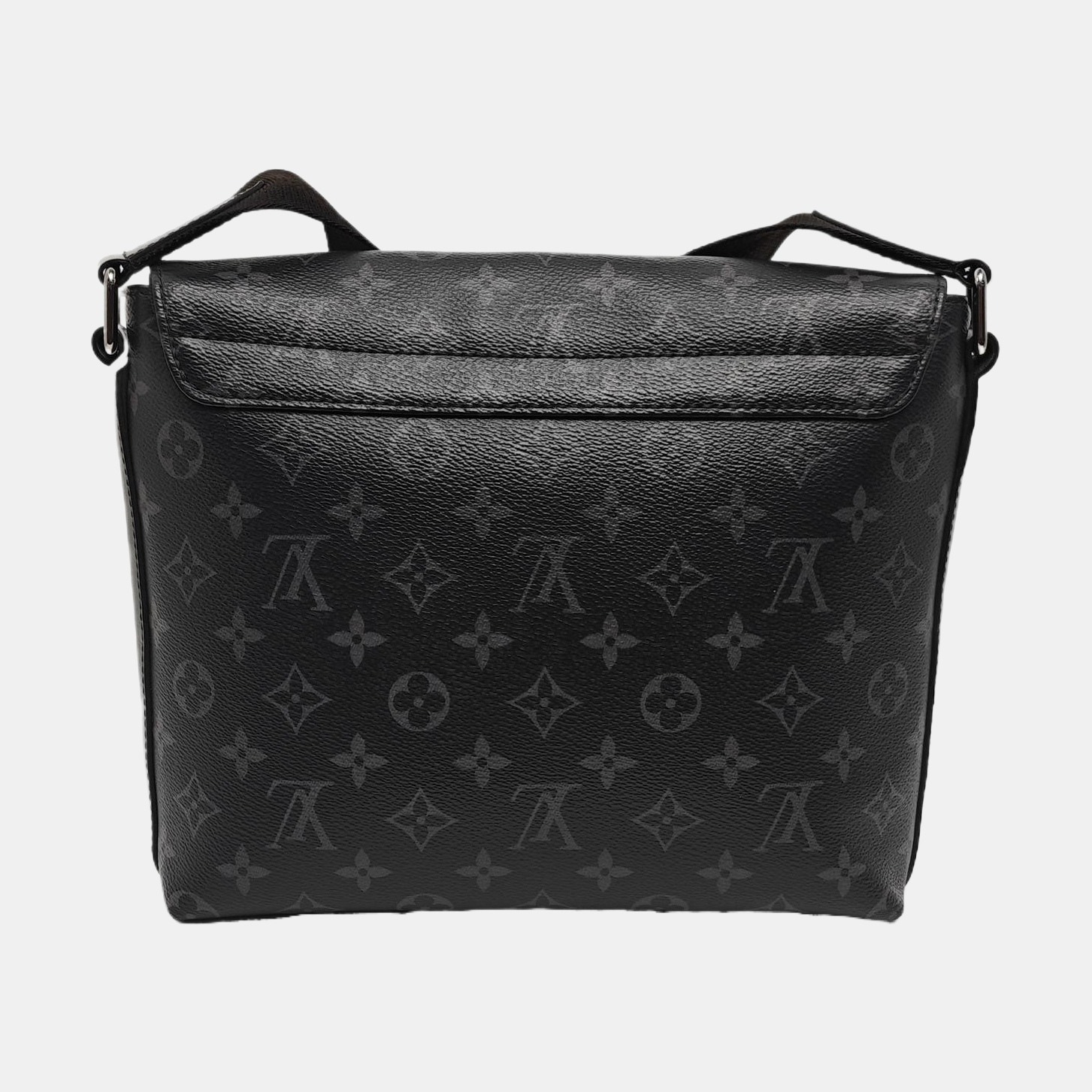 DISTRICT PM Monogram Coated Canvas Black