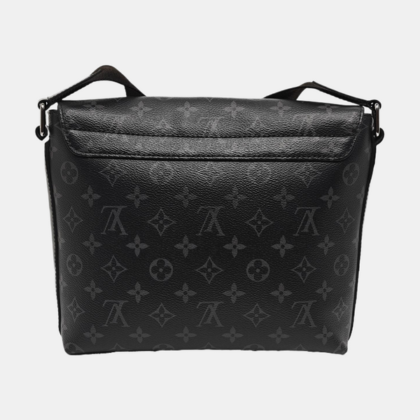 DISTRICT PM Monogram Coated Canvas Black