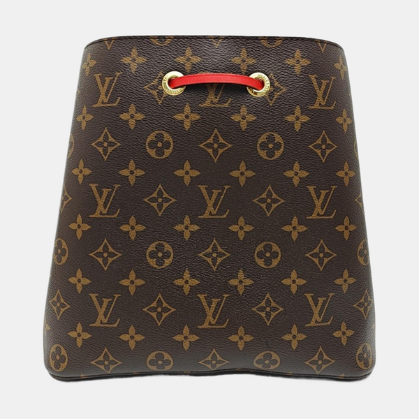 NÉONOÉ MM Monogram Coated Canvas Brown