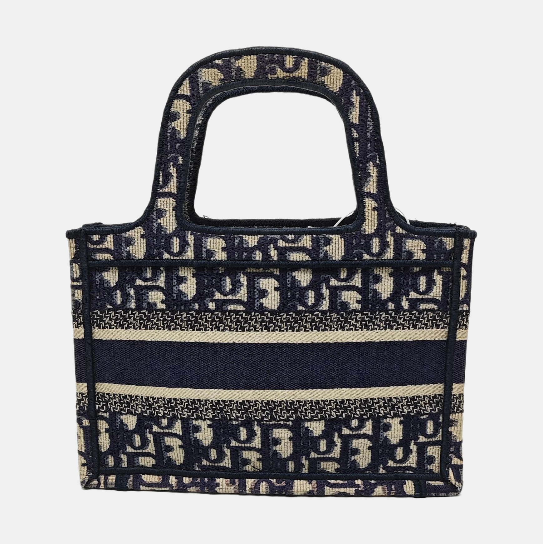 Book Tote Mini Canvas Blue