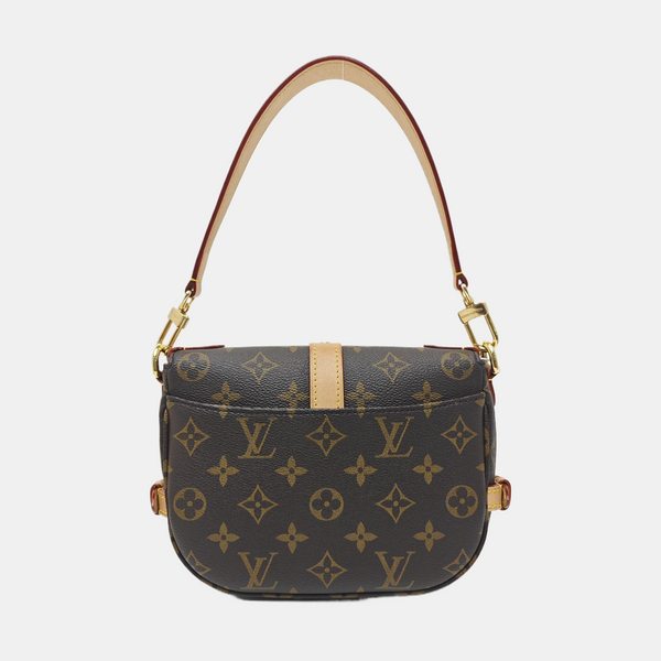 SAUMUR BB Monogram Coated Canvas Brown