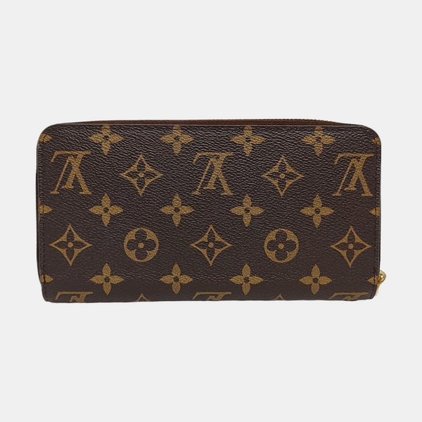 ZIPPY Monogram Coated Canvas Brown Wallet
